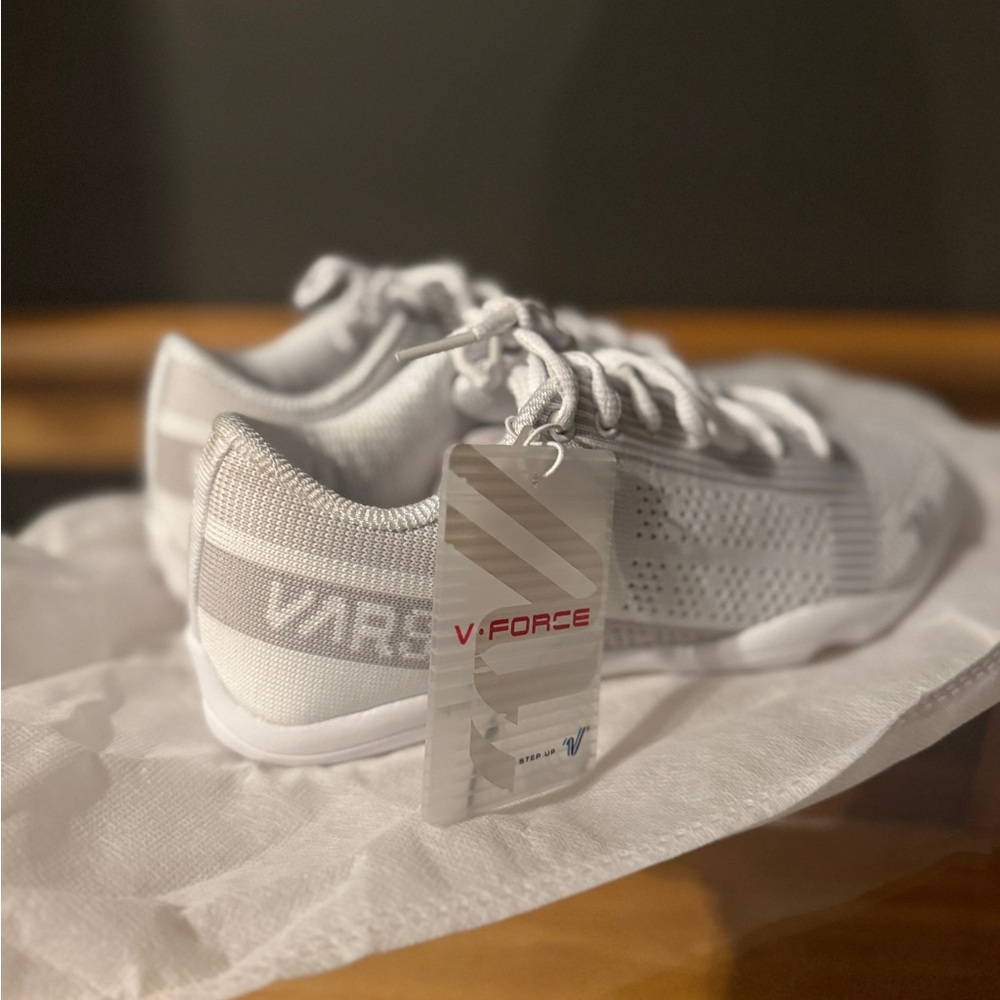 Varsity Gray and White Sneakers V•FORCE